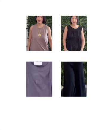 Dos vestidos, pantalón y top