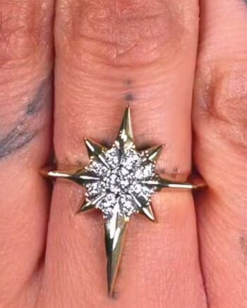 Collar charms, anillo estrella